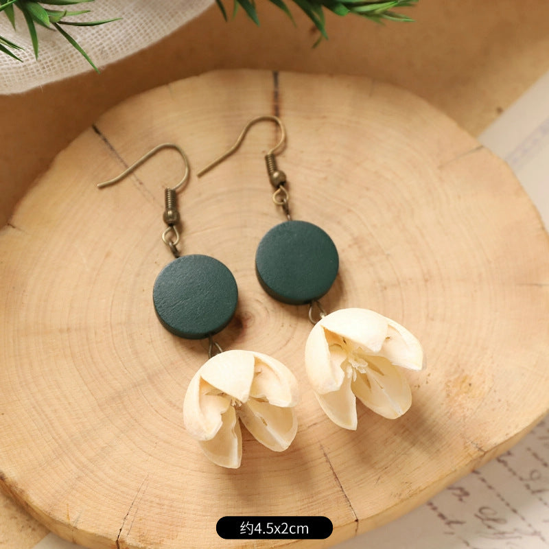 The Smiling Bloom | Purity & Joyous Seed Pod Earrings